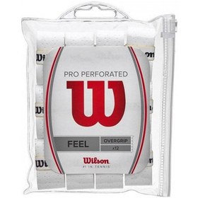 تصویر گریپ Overgrip Pro Perf 12pk Wh (Wrz4006wh) مردانه | ویلسون Wilson 10725 