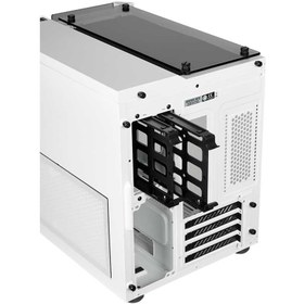 تصویر کیس کامپیوتر کورسیر مدل Crystal Series 280X RGB White Corsair Crystal Series 280X RGB White Micro ATX Computer CASE