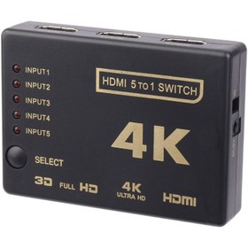 تصویر سوییچ UH-501 HDMI 4K Ultra HD UH-501 1x5 HDMI Switch