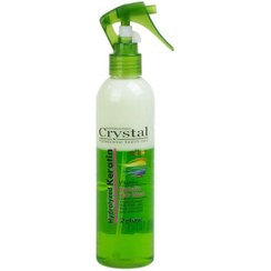 تصویر اسپری مو دو فاز کراتینه کریستال Crystal Hydrolyzed Keratin Hair Mask