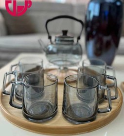 تصویر ماگ دودی دلی گلس کد tz401HS 