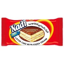 تصویر کیک لایه ای کاکائو 45گرم نادی 6260812000047 