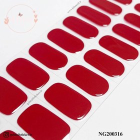 تصویر استیکر کاشت ناخن_کد NG200316 gel nail sticker_NG200316