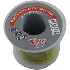 تصویر سیم لحیم ولر مدل 63% وزن 100 گرم 