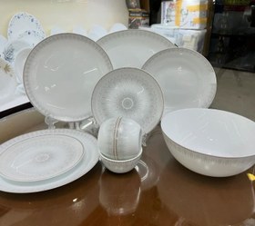 تصویر سرویس غذاخوری مقصود ۲۶ پارچه آرکوپال مناسب ۶ نفر 