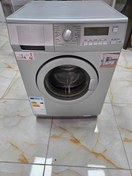 تصویر ماشین لباسشویی آاگ مدل 7650 ظرفیت ۷ کیلوگرم نقره‌ای 