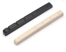 تصویر نات پلاستیکی 43mm گیتار الکتریک استرت رنگ مشکی و سفید 