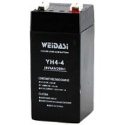 تصویر باتری یو پی اس 4 ولت 4 آمپر ساعت ویداسی مدل YH4-4 