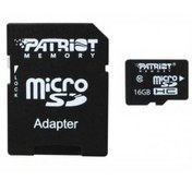 تصویر Patriot LX Series 16GB Class 10 microSDXC Flash Card with USB Reader and Adapter Patriot LX Series 16GB Class 10 microSDXC Flash Card with USB Reader and Adapter