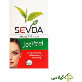 تصویر لایه بردار فوری چای سبز جت پیل 250 میل سودا sevda exfoliating cream