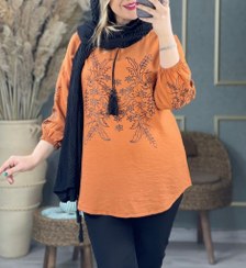 تصویر تونیک چاپی قواره بزرگ(فری سایز 38تا48) تحفیف ویژه-ارسال فوری