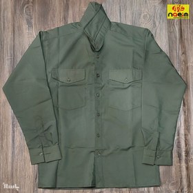 تصویر پیراهن دوجیب مردانه 2جیب تترون قواره دار l-2xl 