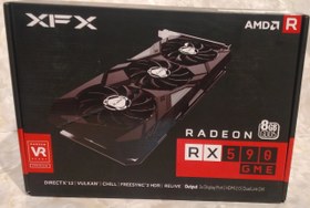 تصویر کارت گرافیک ار ایکس ۵۹۰ سه فن ایکس اف ایکس XFX RX590 XFX 8G OC 3fan