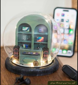 تصویر گوی شیشه‌ای موبایل فروشی 