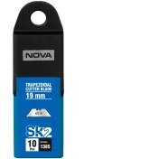 تصویر تیغ کاتر ذوزنقه ای نووا مدل 1385 بسته ده عددی 