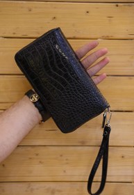 تصویر کیف دستی دور زیپ پشت دسته دار ( تینا ) 