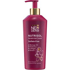 تصویر کرم مو کراتینه فاقد سولفات نوتریسل نئودرم حجم 200 میلی لیتر Neuderm Nutrisol Keratin Hair Cream 200 ml