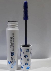 تصویر ریمل رنگی آبی کولمار بلند کننده حرفه ای مژه Kolmar Longlash Colored Mascara blue