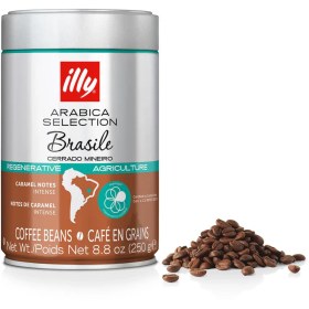 تصویر دانه قهوه ایلی مدل brasile مقدار 250 گرمی illy brasile Coffee Beans