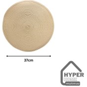 تصویر زیر بشقابی گرد PVC ریز بافت 