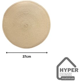 تصویر زیر بشقابی گرد PVC ریز بافت 