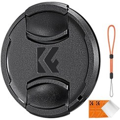 تصویر کیت تمیزکننده کی اند اف K&F Concept 82mm Lens Cap Cover 4-in-1 Center Pinch Lens Cleaning Cloth Kit 