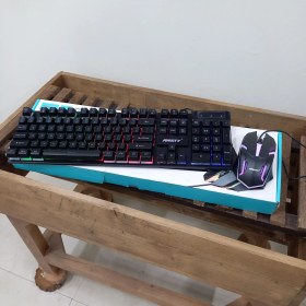 تصویر کیبورد و موس گیمینگ ANSTY KB-02 