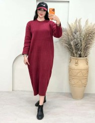 تصویر بافت بلند یقه گرد جیران کد:2263 