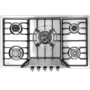 تصویر اجاق گاز استیل ۵ شعله درسا مدل آنیل DG2200-5M Dorsa Steel Hob Model Anil