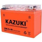 تصویر باطری موتور سیکلت 7 آمپر کوتاه ژل ( کازوکی تحت لیسانس ژاپن) Battery motorcycle 7 small kuzki GEL