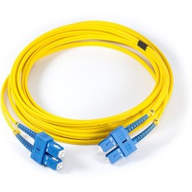 تصویر پچ کورد فیبر نوری SC-SC سینگل مود داپلکس 1.5 متری SC-SC-SM Duplex Model 1.5m Optic Fiber Patch Cord