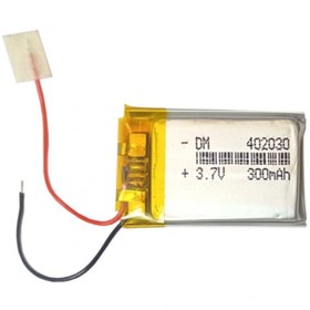 تصویر باتری لیتیومی مدل DM-402030 ظرفیت 300 میلی آمپر ساعت بسته 10 عددی 