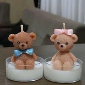 تصویر گیفت تعیین جنسیت شمع تدی شمع خرس گیفت مراسم 