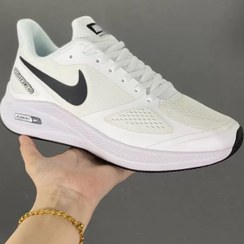 تصویر کتونی نایک ایرزوم گاید وین فلو سفید مشکی NIKE 