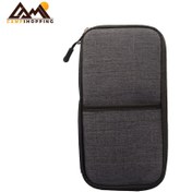 تصویر کیف پاسپورتی هپی کمپ مدل 46823 با جنس کتان 