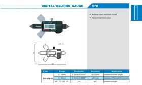 تصویر گیج جوشکاری دیجیتال Accud (آکاد) مدل 970-010-11 