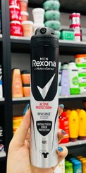 تصویر اسپری ضد تعریق مردانه رکسونا حجم ۲۰۰ میلی لیتر مدل Active Protection Invisible با رایحه ملایم 
