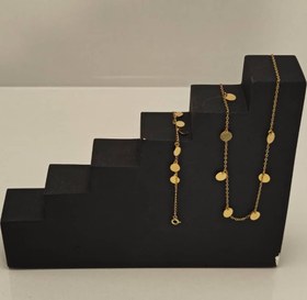 تصویر نیم ست رزگلد Rose gold half set