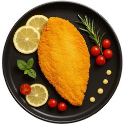 تصویر شنیسل ماهی قزل آلا 