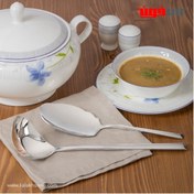 تصویر ست کفگیر و ملاقه استیل بنتاتی 