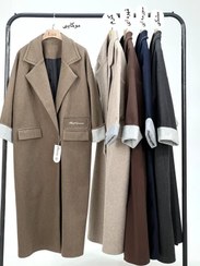 تصویر پالتو فوتر آستین راه راه کد 038259 