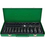 تصویر جعبه بکس تاپ تول 32 پارچه 1/2 اینچ مدل GDAD3201 ا Toptul Socket Wrench Set GDAD3201 Toptul Socket Wrench Set GDAD3201