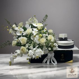 تصویر باکس گل و کیک | کد: ZNB-P7B 