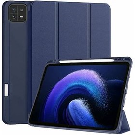 تصویر کیف چرم مناسب برای تبلت شیائومی Pad 6 Pro Xiaomi Pad 6 Pro Leather Book Cover With Pen Slot