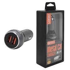 تصویر شارژر فندکی دو پورت LONID METAL CAR CHARGER Car Charger LONID METAL