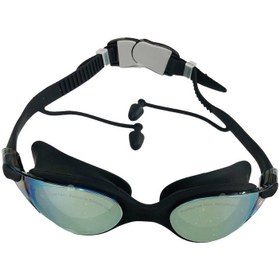 تصویر عینک شنا مدل S 86 - مشکی 