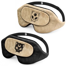 تصویر ست دونفره چشم بند خواب طرح اسکلت مدل Coral S29 Kava Coral S29 Sleep Mask