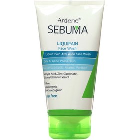 تصویر ژل شستشوی صورت آردن سبوما مناسب پوست چرب و آکنه دار حجم ۱۵۰ میلی لیتر 