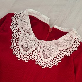 تصویر پیراهن یقه دلبری یلدا 