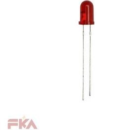 تصویر LED RED 3mm قرمز شیشه ای پایه بلند 